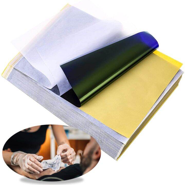 10 30 50 100Pcs Tattoo Transfer Papers Copier Sheets Tattoo Stencils