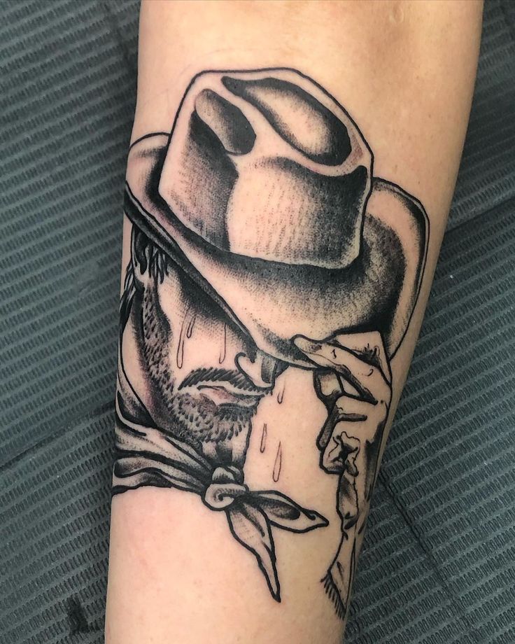 10 Best Cowboy Tattoos Images On Pinterest Cowboy Tattoos Design