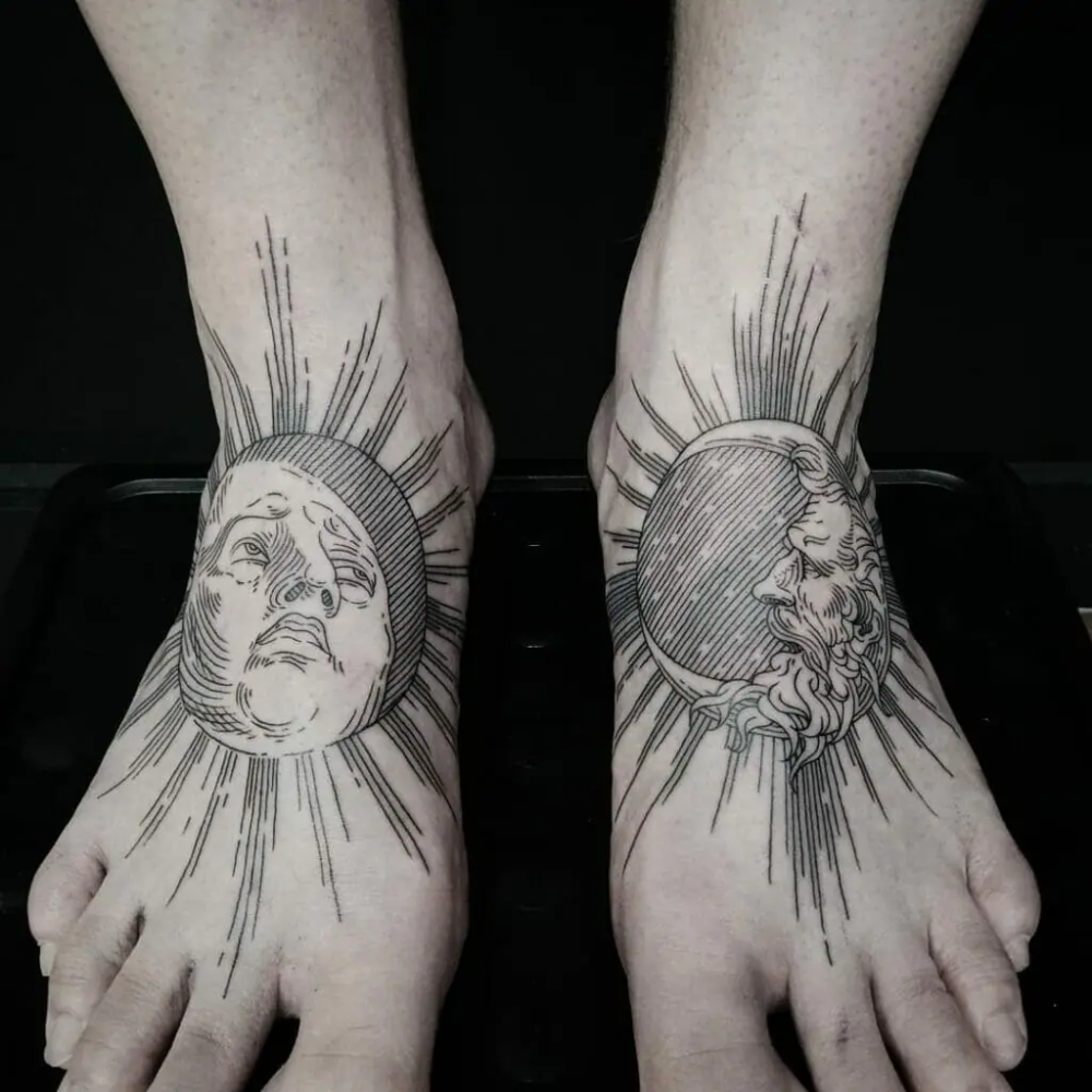 10 Best Moon And Sun Tattoo Ideas You Have To See To Believe Outsons