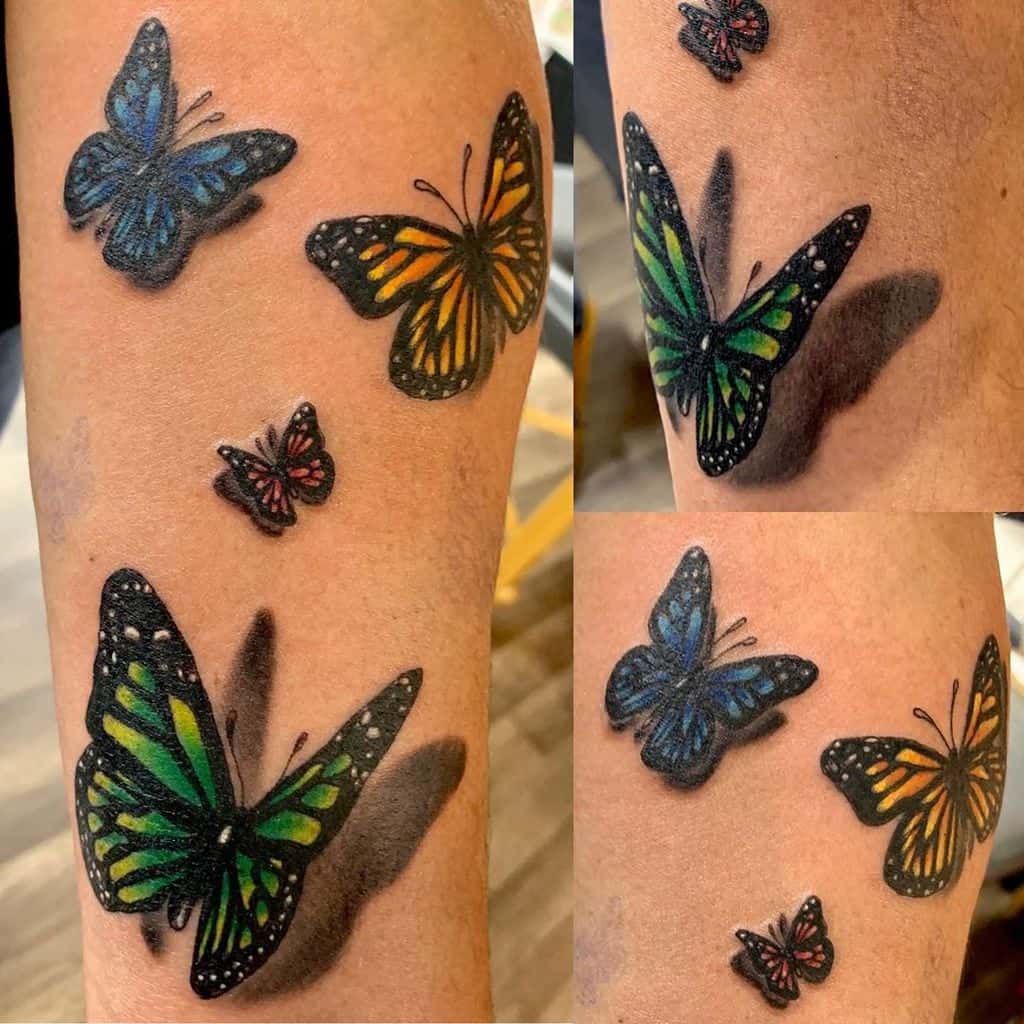 10 Butterfly Leg Tattoo Male Ideas Butterfly Tattoo