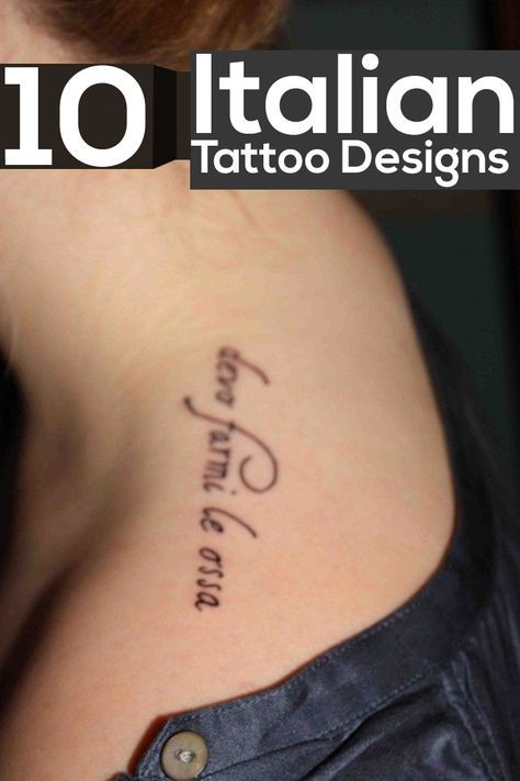 10 Exquisite Italian Tattoo Designs Artofit