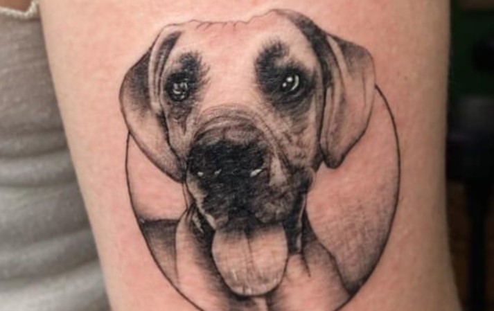 10 Inspirational Tattoo Designs For Great Dane Dog Lovers Pet Reader