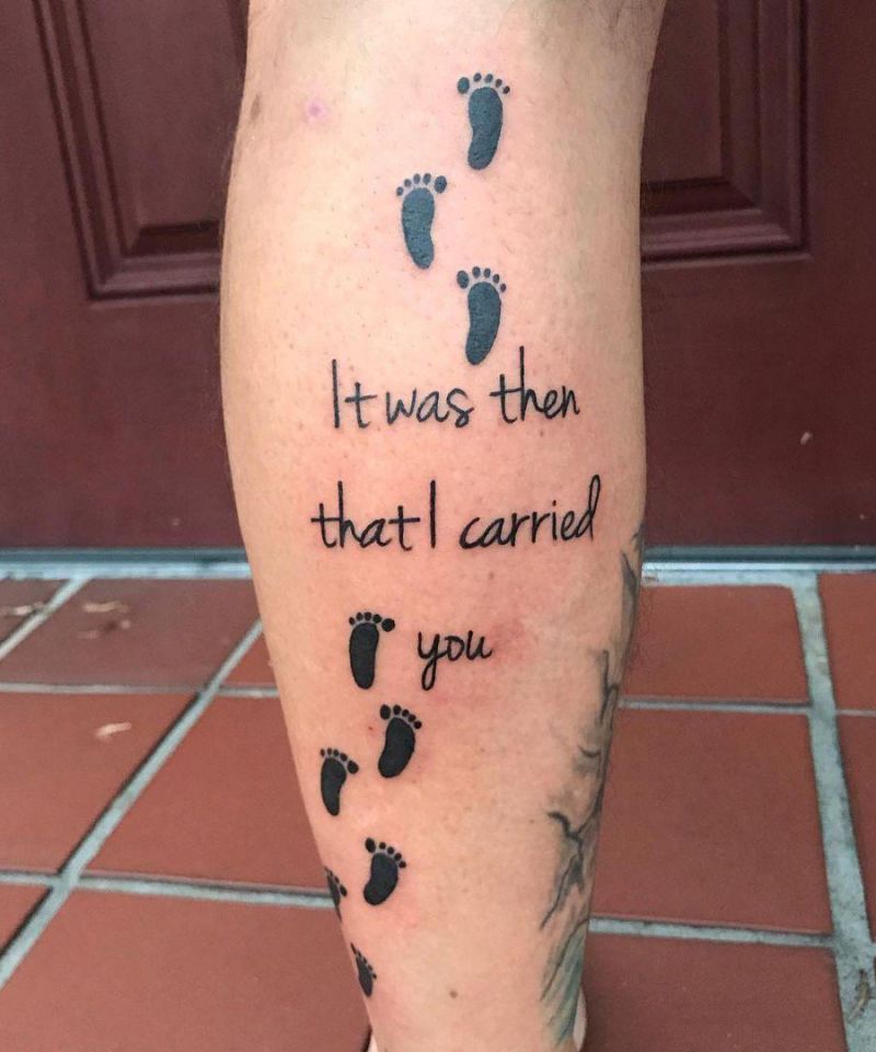 10 Unique Footprints In The Sand Tattoos To Inspire You Style Vp Page 4