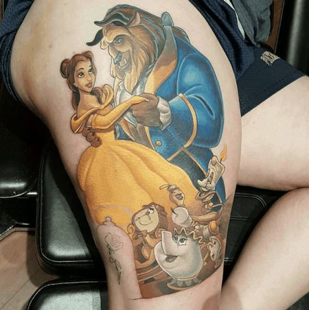 100 Best Beauty And The Beast Tattoos