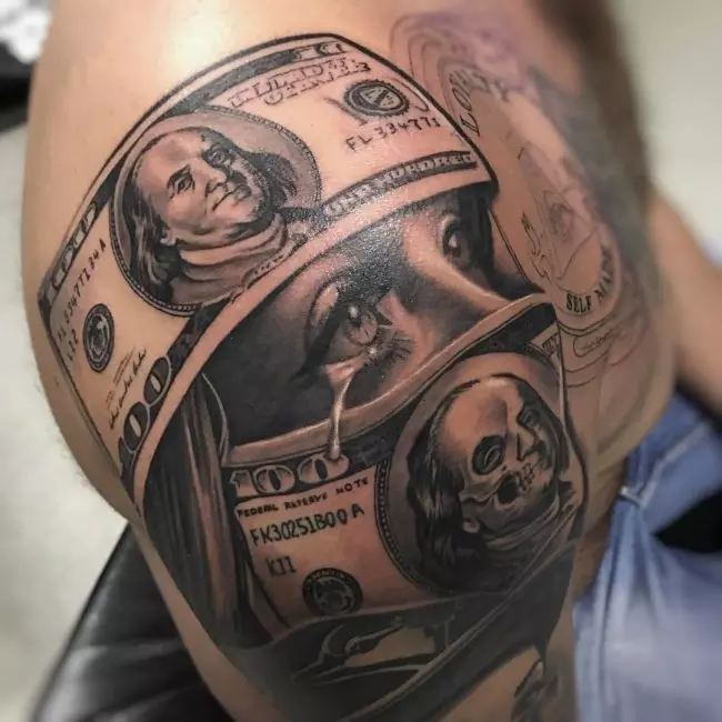 100 Cool Money Tattoos For Men Hairstyles Money Tattoo Money