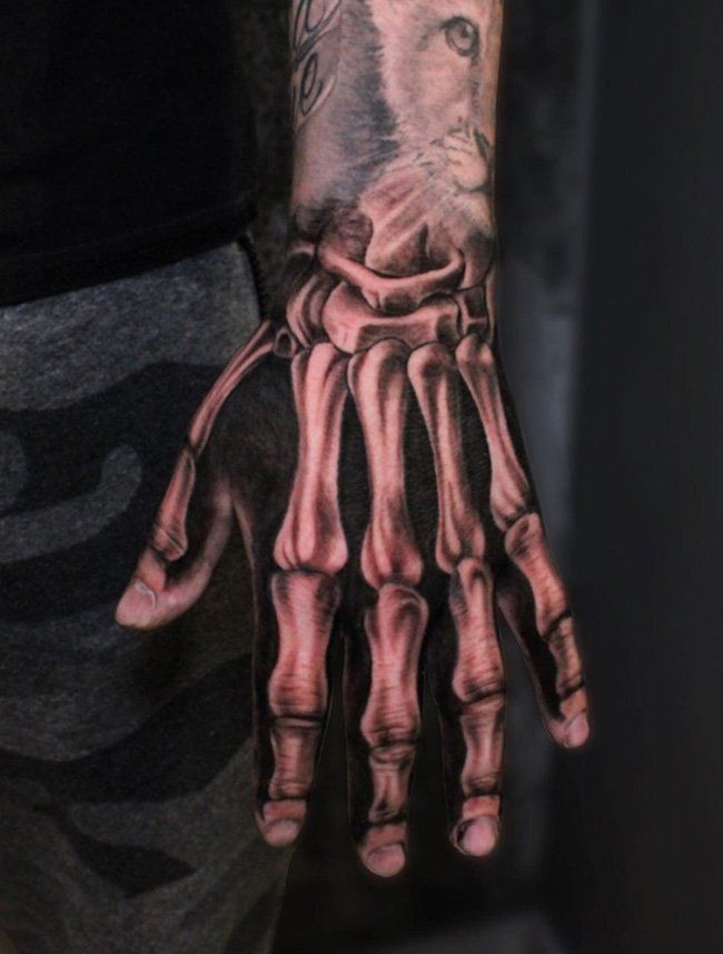 100 Fantastic Skeleton Hand Tattoos Cool Unique The Trend Scout