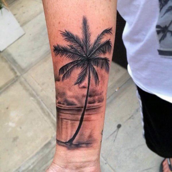 100 Palm Tree Tattoos For Men 2024 Inspiration Guide Sunset Tattoos