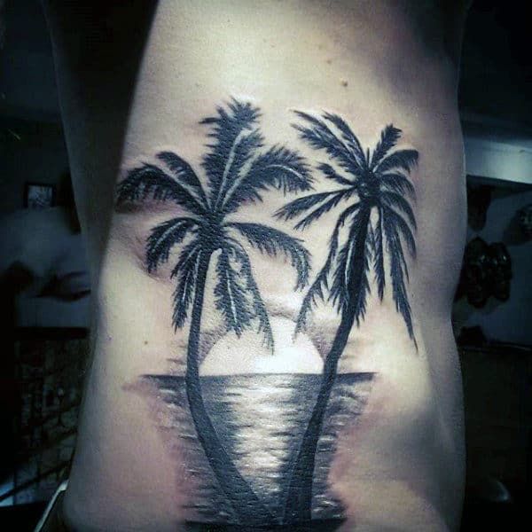 100 Palm Tree Tattoos For Men Tropical Design Ideas