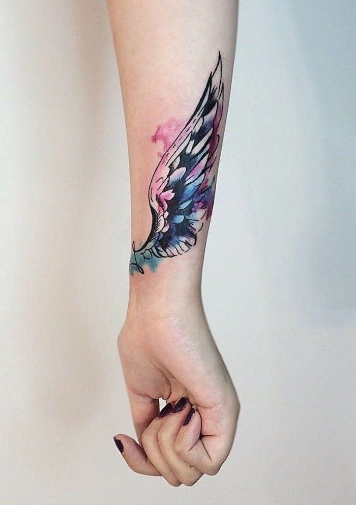 1001 Ideas For A Beautiful And Meaningful Angel Wings Tattoo Leg