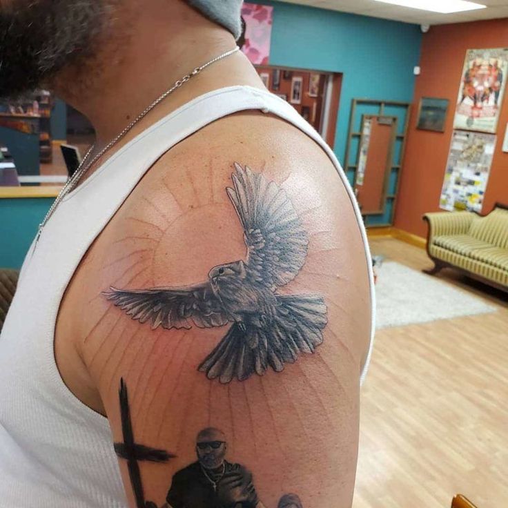 101 Amazing Dove Tattoo Designs You Need To See Chest Tattoo Men