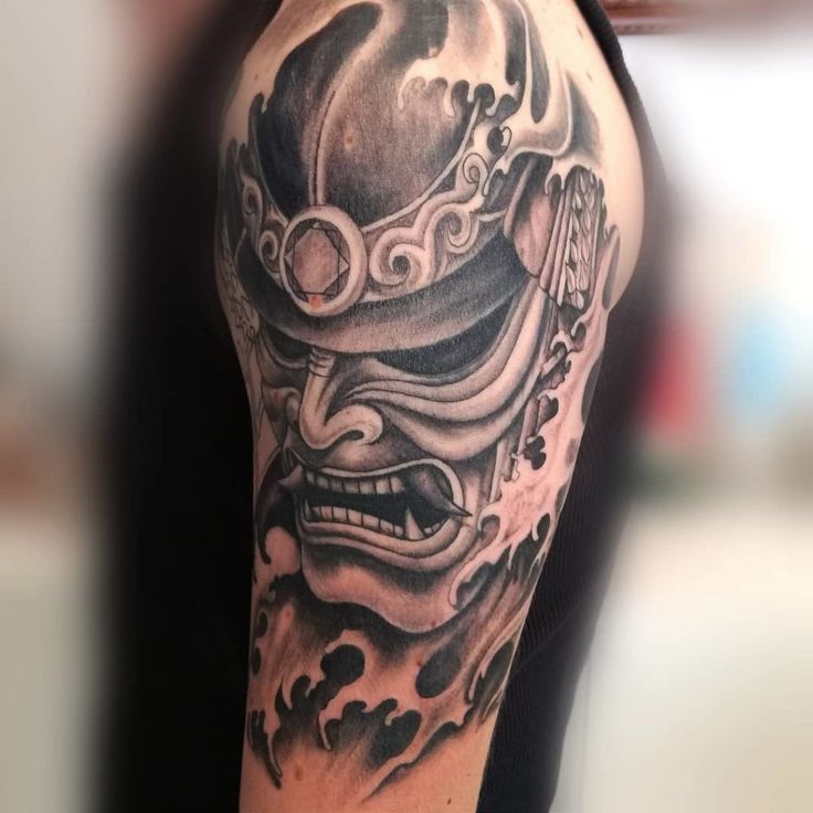 101 Amazing Samurai Mask Tattoos For 2024