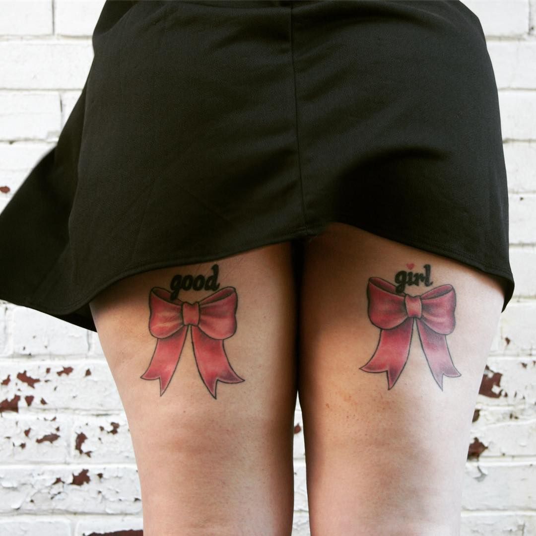 101 Best Bow Tattoo On Thigh Ideas That Will Blow Your Mind