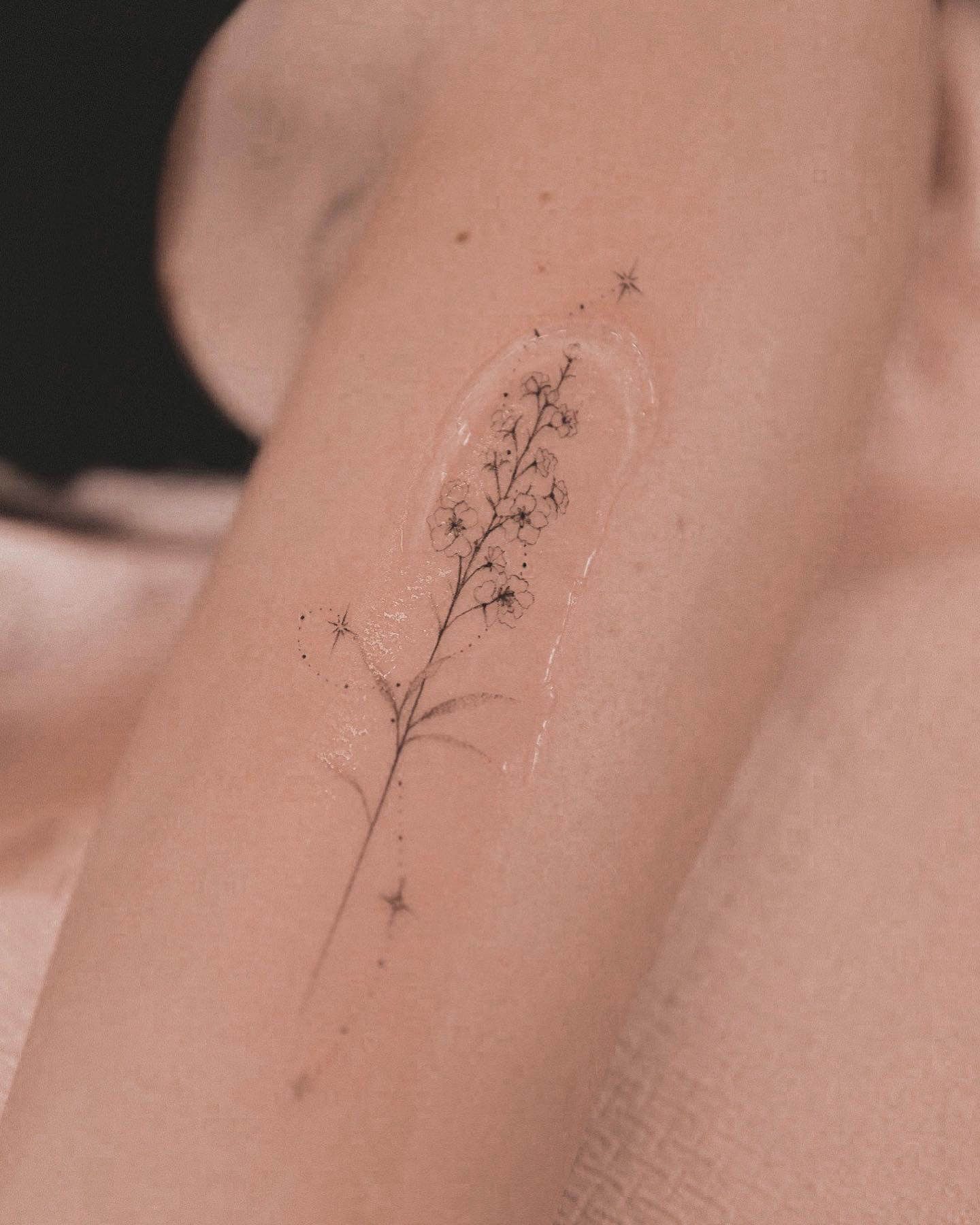 101 Best Delphinium Tattoo Ideas That Will Blow Your Mind