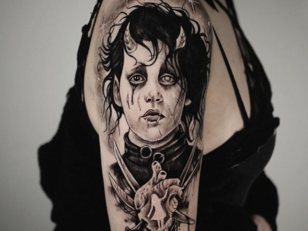 101 Best Edward Scissorhands Tattoo Ideas You Ll Have To See To Believe