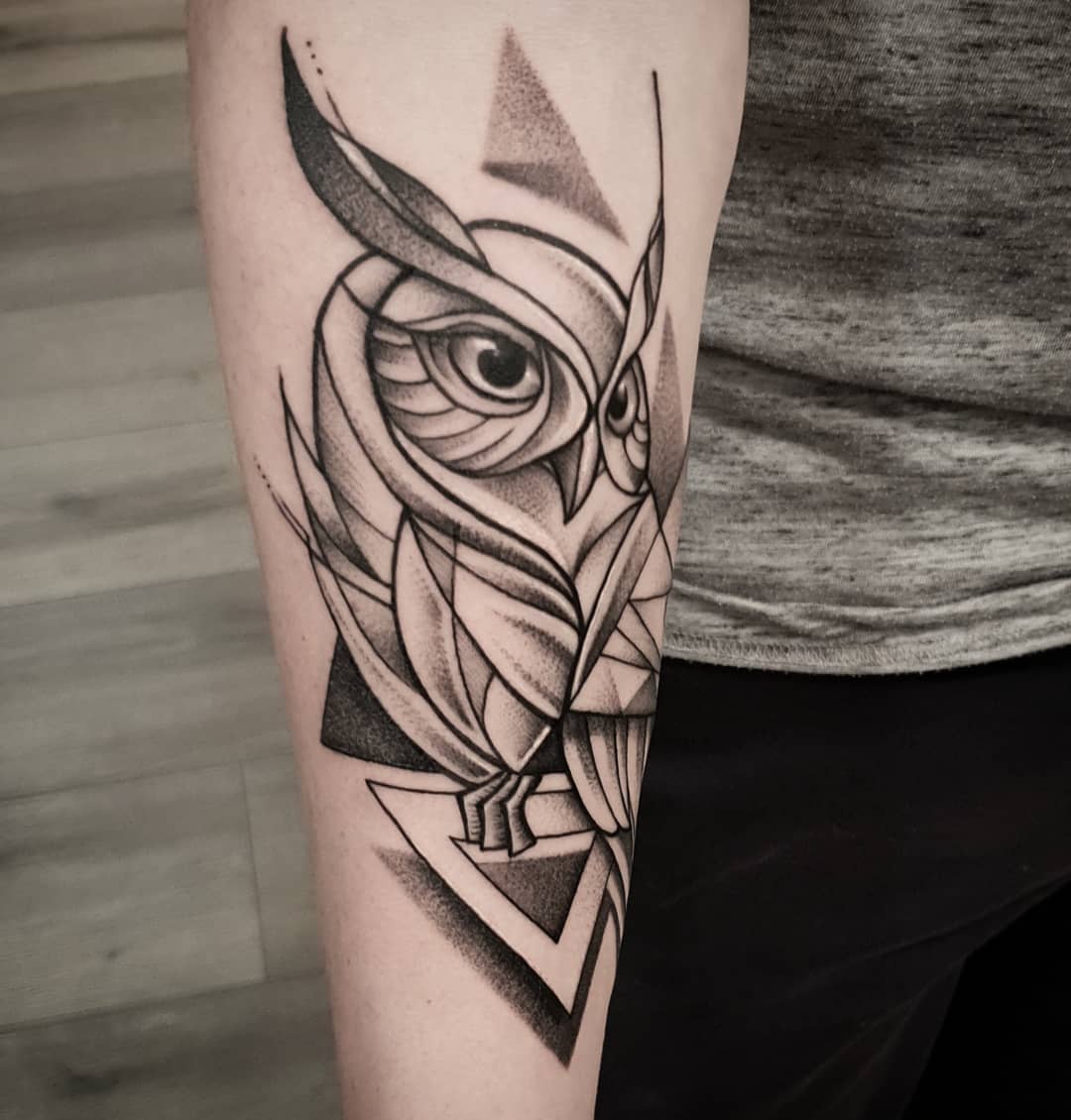 101 Best Geometric Owl Tattoo Designs You Must See Artofit