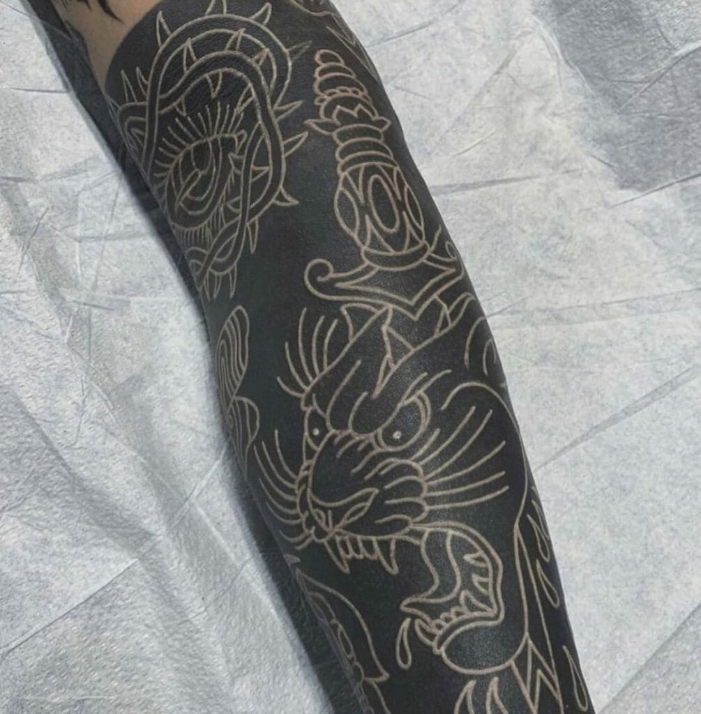 101 Best Negative Space Tattoo Ideas You Have To See To Believe