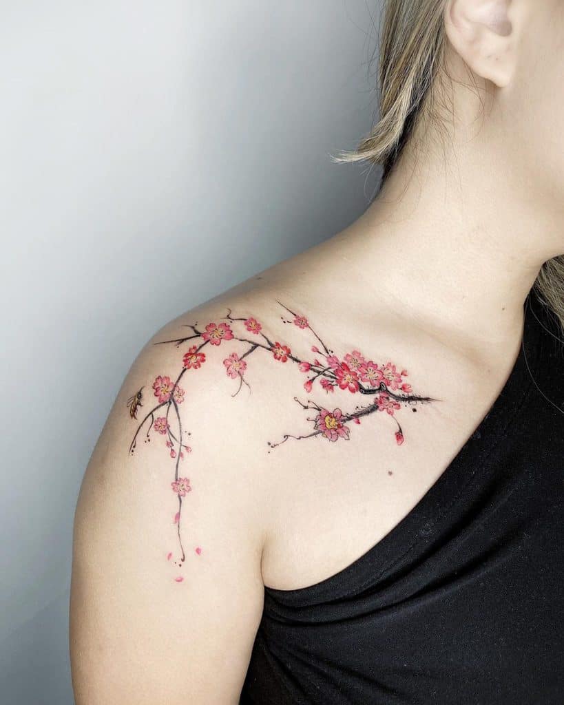 101 Best Shoulder Flower Tattoo Ideas That Will Blow Your Mind