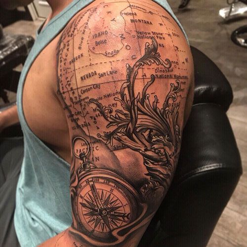 101 Best Shoulder Tattoos For Men Cool Designs Ideas 2019 Guide