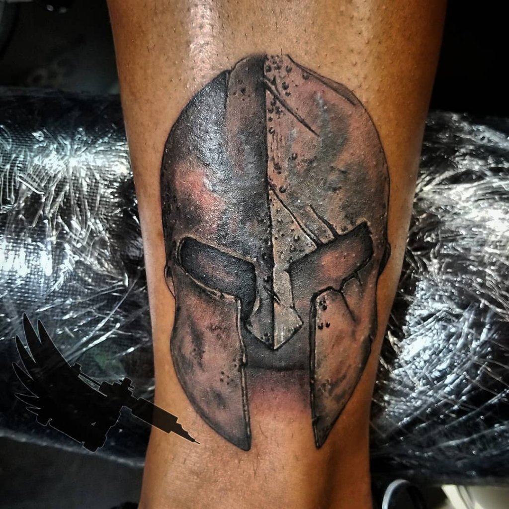 101 Best Spartan Helmet Tattoo Ideas You Need To See