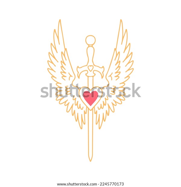 11 956 Sword With Wings Images Stock Photos Vectors Shutterstock