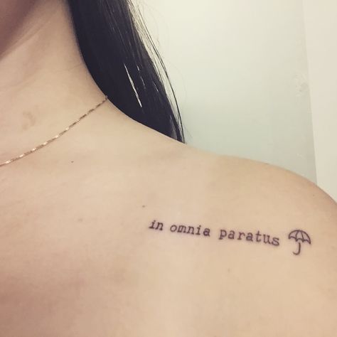 11 Best In Omnia Paratus Tattoo Images In 2020 In Omnia Paratus