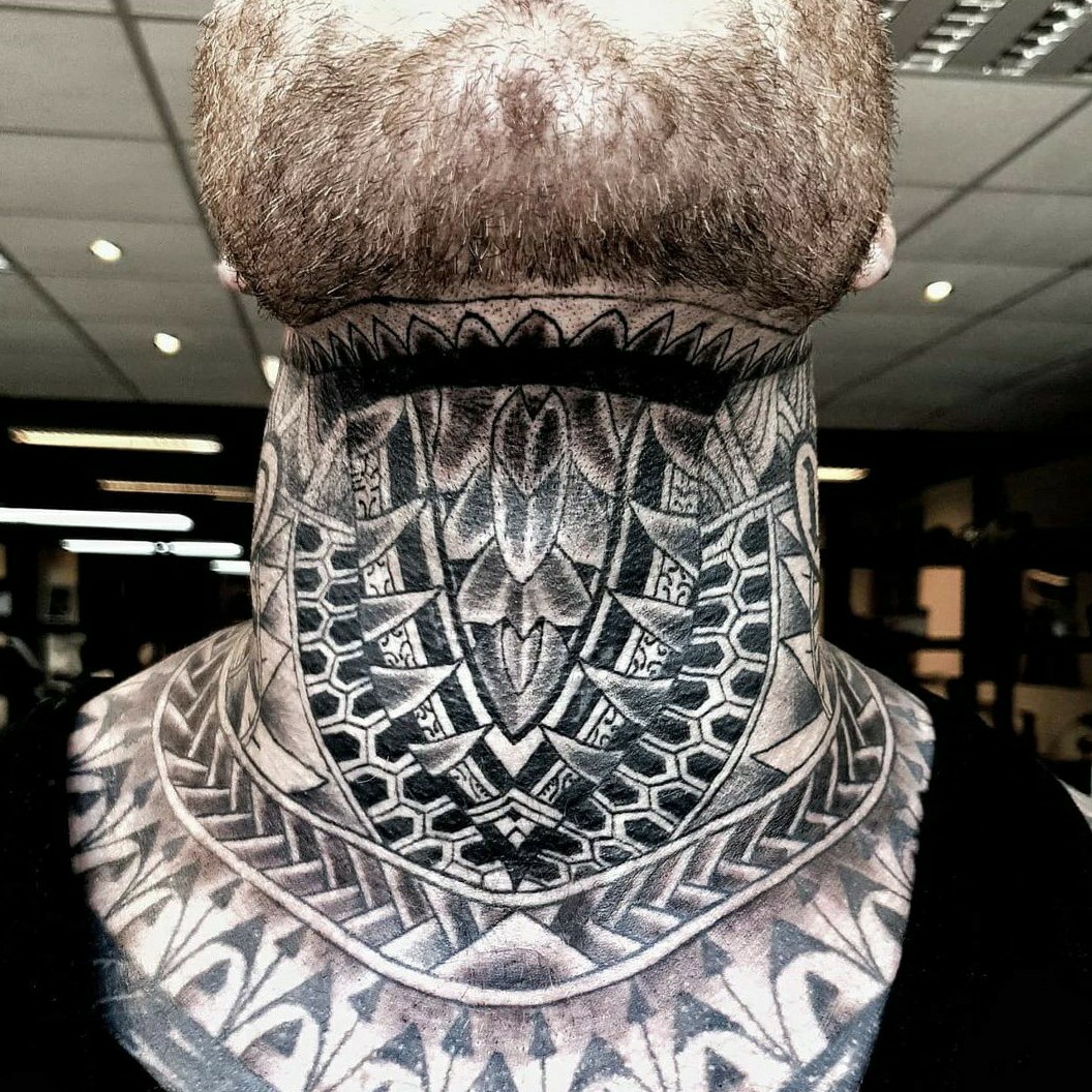 11 Male Throat Tattoo Ideas That Will Blow Your Mind