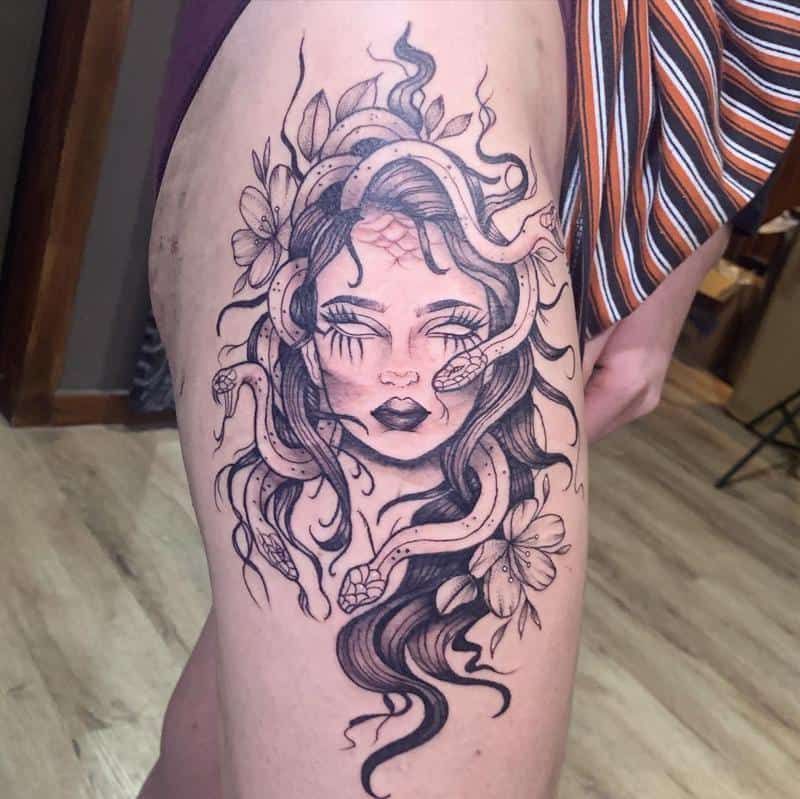 11 Medusa Thigh Tattoo Ideas That Will Blow Your Mind