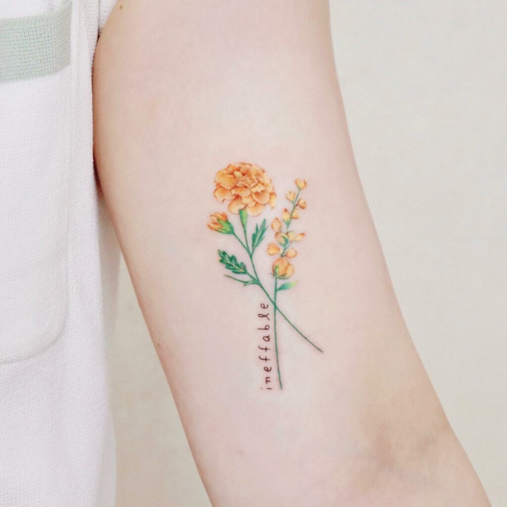 11 October Birth Flower Tattoo Ideas That Will Blow Your Mind