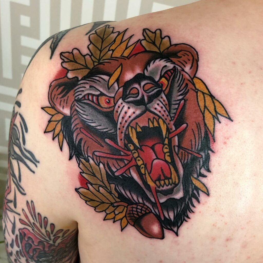 11 Traditional Bear Head Tattoo Ideas That Will Blow Your Mind