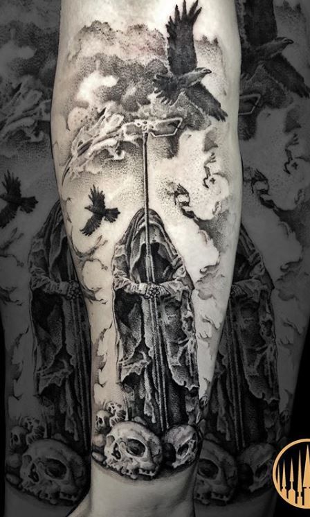 110 Unique Grim Reaper Tattoos You Ll Need To See Tattoo Me Now