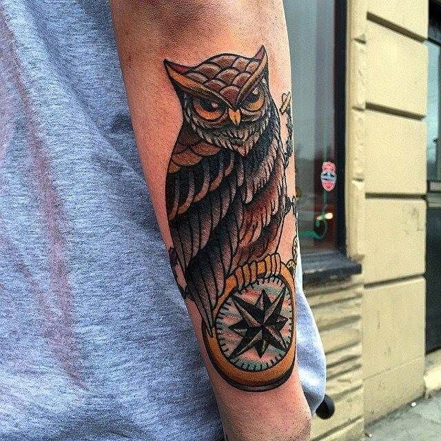 12 American Traditional Owl Tattoo Designs Petpress