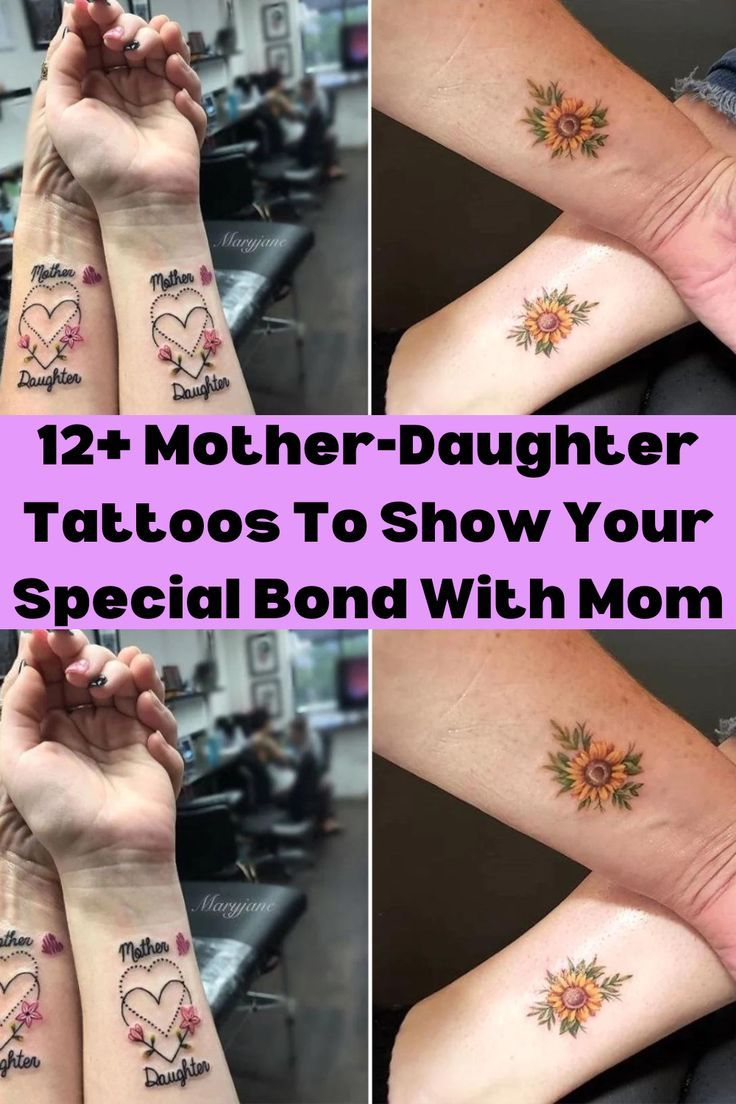 12 Mother Daughter Tattoos To Show Your Special Bond With Mom In 2023