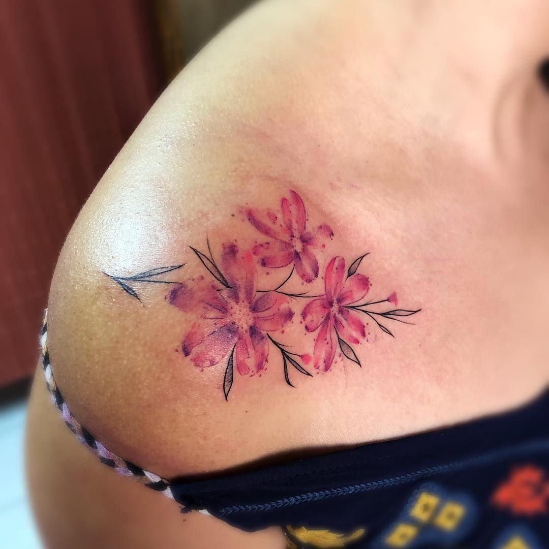 120 Ideas De Tatuajes De Flor De Cerezo Tatuajes De Flor De Cerezo