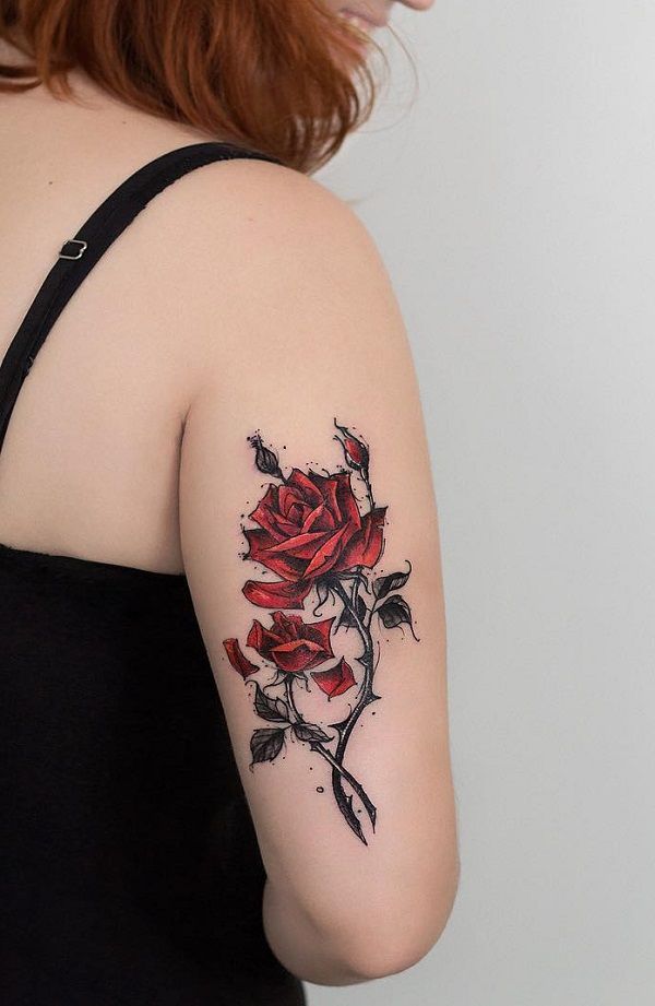 120 Meaningful Rose Tattoo Designs Cuded Rose Tattoos For Women