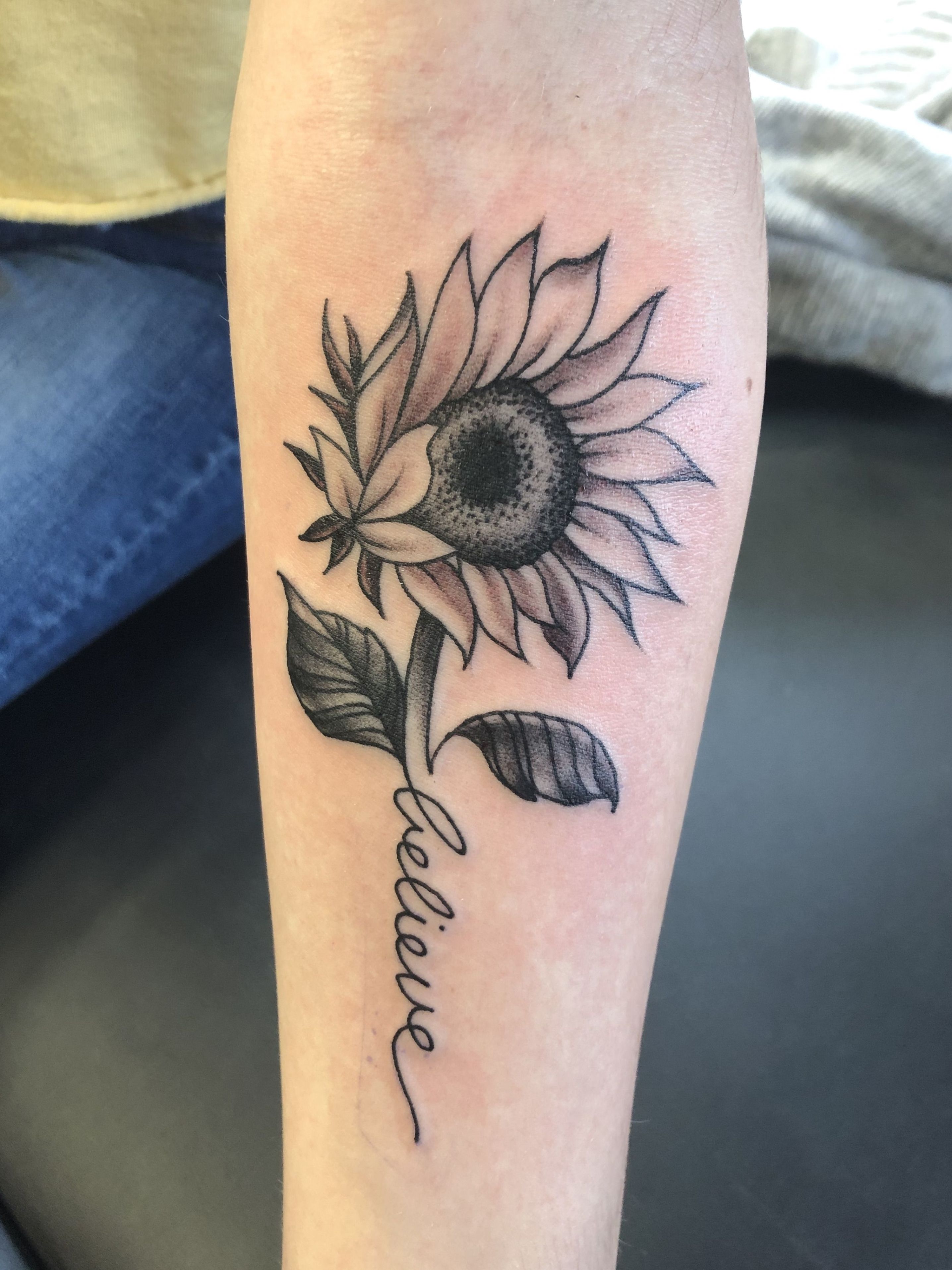 125 Best Half Sleeve Tattoos For Men Tattoos Sunflower Tattoo Shoulder Believe Tattoos