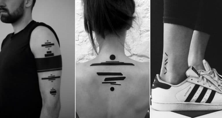 14 Awesome Digitally Designed Minimalist Tattoos