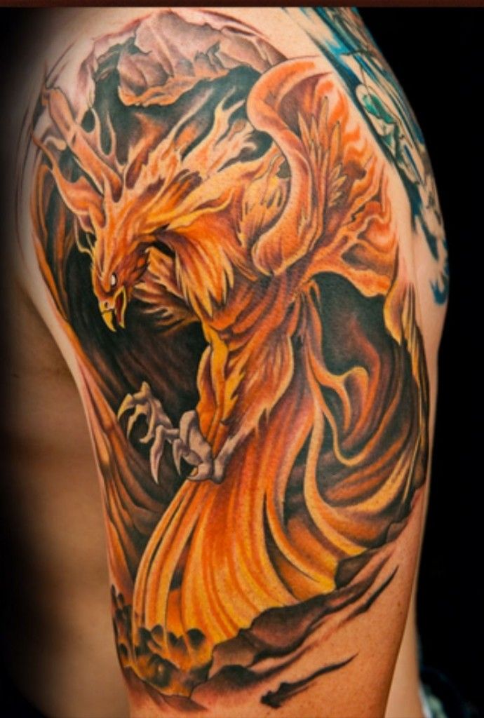 14 Of The Best Phoenix Tattoos Tattoo D Lifestyle Magazine Phoenix