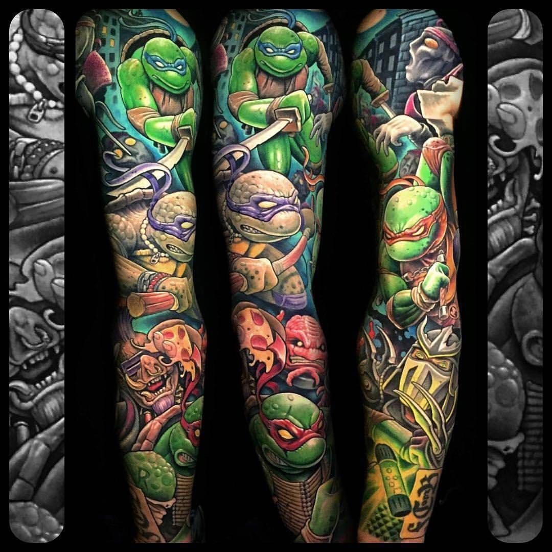 15 Best Teenage Mutant Ninja Turtle Tattoos For Turtle Lovers