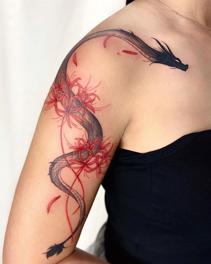 15 Breathtaking Dragon Tattoo Ideas To Ink Dragon Tattoo For Women