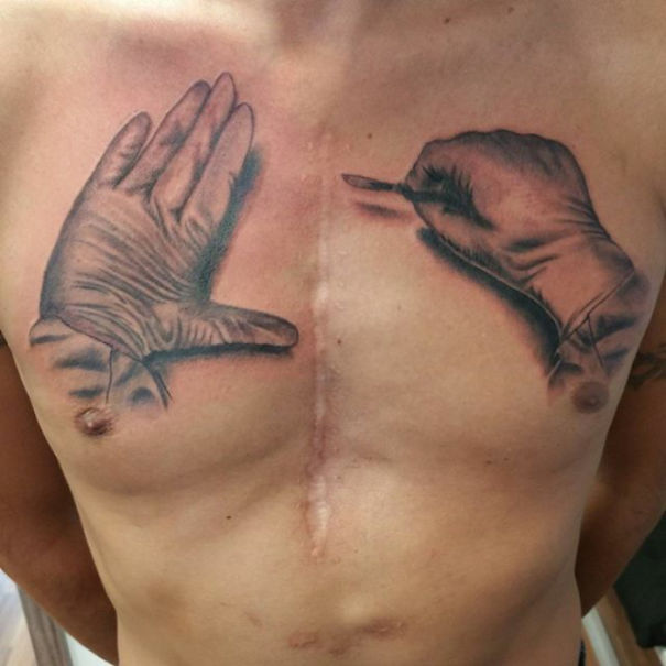 15 Creative Scar Tattoo Cover Ups