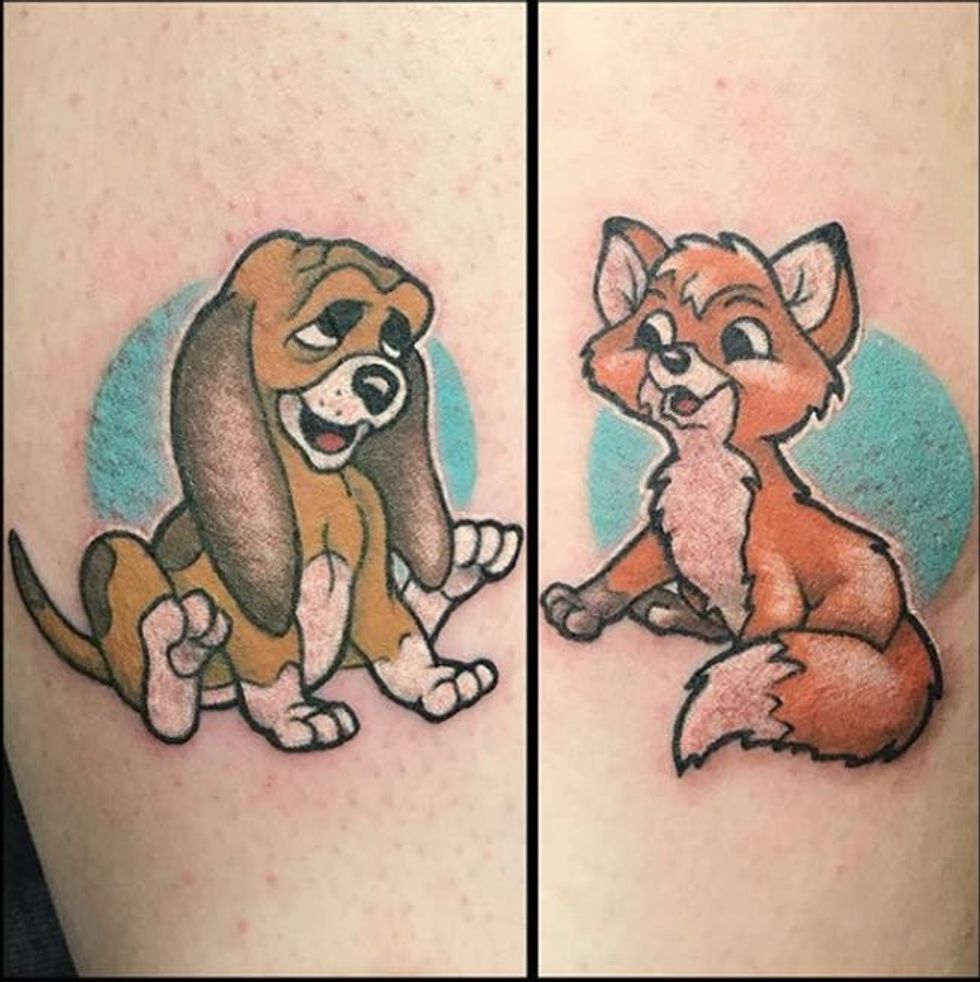 15 Friendship Tattoos That Aren T Totally Cheesy Matching Friend Tattoos Frienship Tattoos