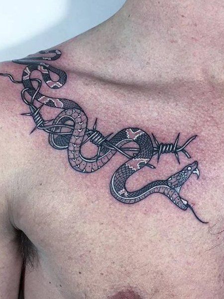 15 Statement Collarbone Tattoos For Men In 2024 The Trend Spotter