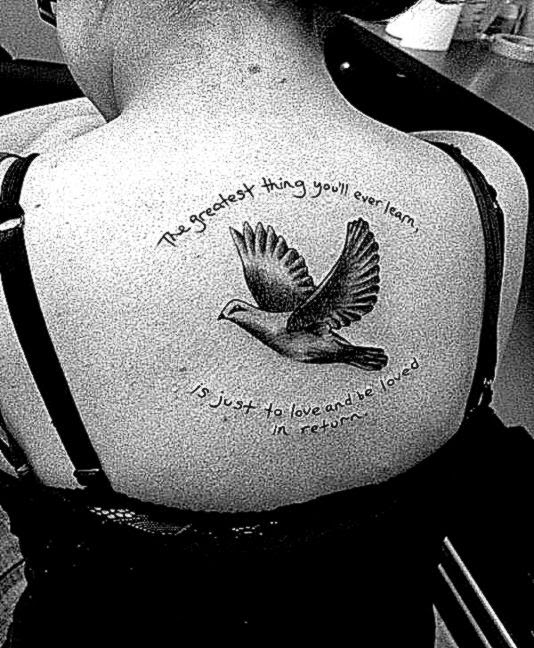 15 Sweet Dove Tattoos