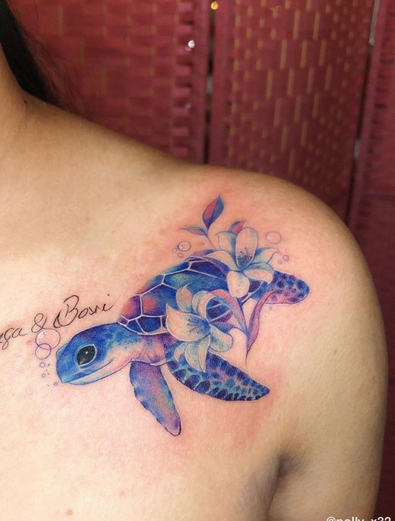 150 Alluring Sea Turtle Tattoo Designs Meanings August2020