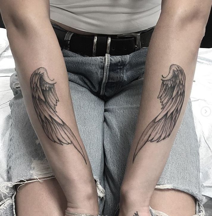 150 Divine Angel Wings Tattoos Ideas Meanings Tattoo Me Now Angel