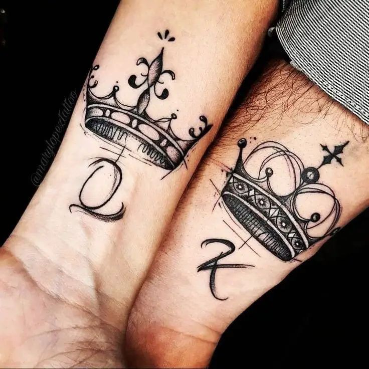 160 King And Queen Tattoos Inspired By Royalty Ink Ideas