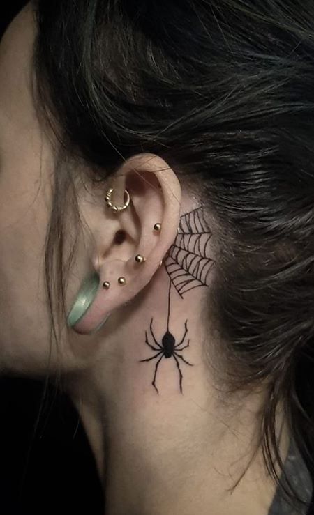 185 Trendy Behind The Ear Tattoos And Ideas Tattoo Me Now Tatuagem