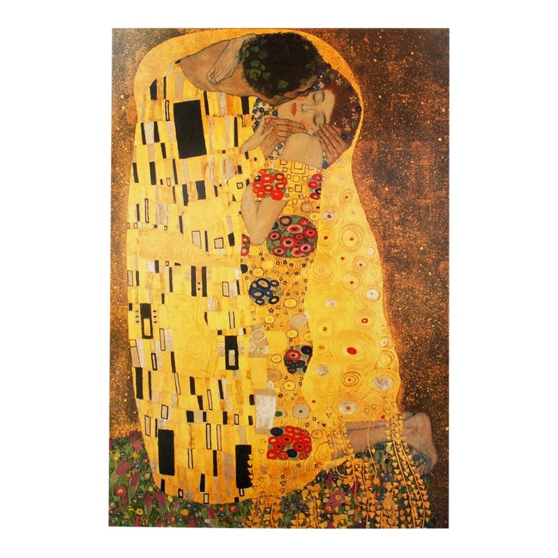 1994 Gustav Klimt The Kiss First German Edition Large Poster Chairish