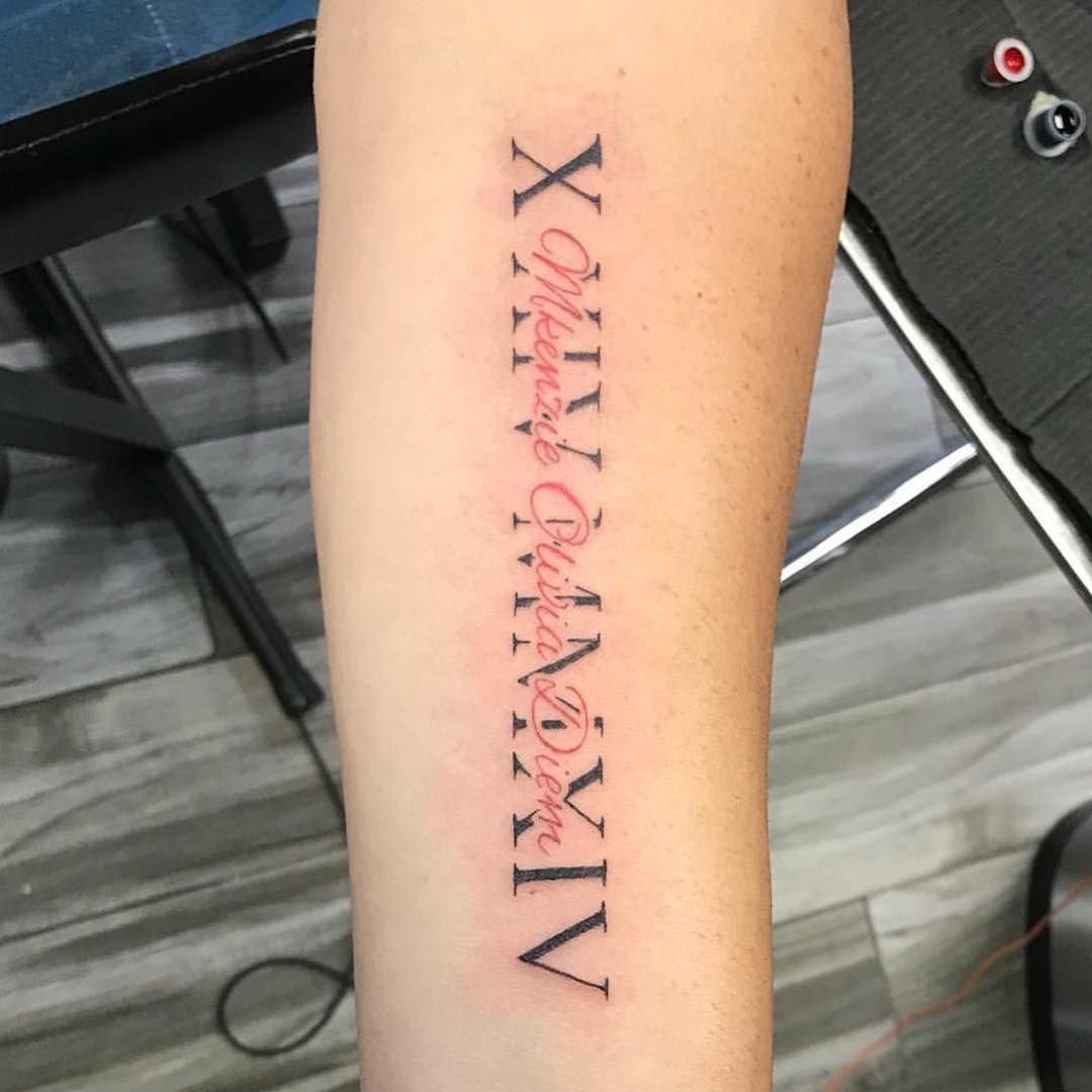 1997 Roman Numerals Tattoo Design Design Talk