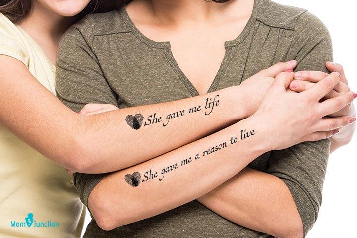 1Motherhood Quotes Tattoos